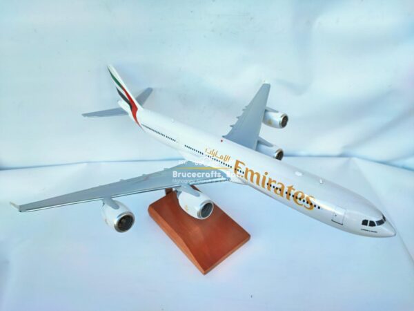 Model of Airbus A340-500 Emirates Airlines with detailed craftsmanship.